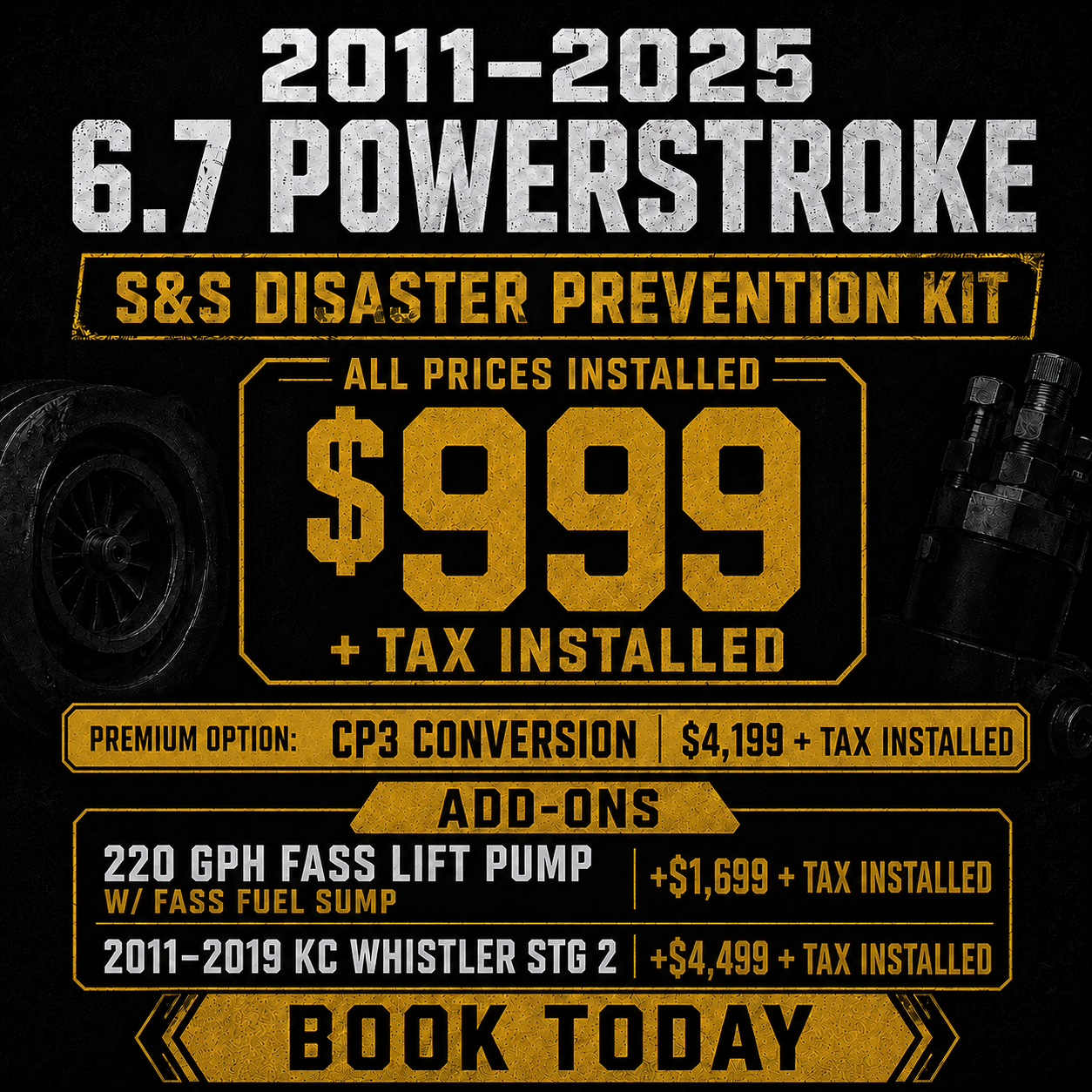 DEPOSIT- 2011-2025 6.7 POWERSTROKE DISASTER PREVENTION KIT