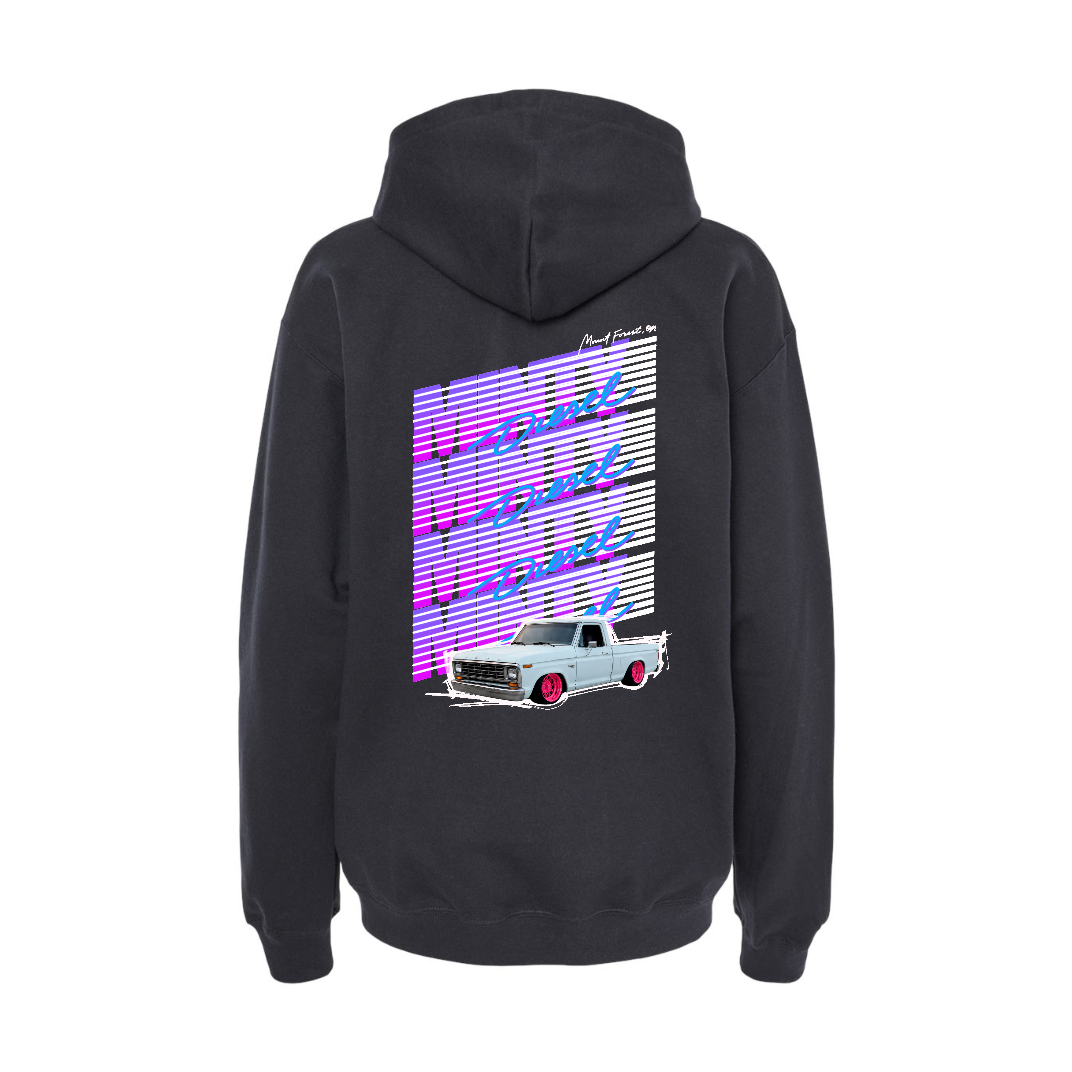 RETRO MINTY DIESEL  [unisex hoodie]