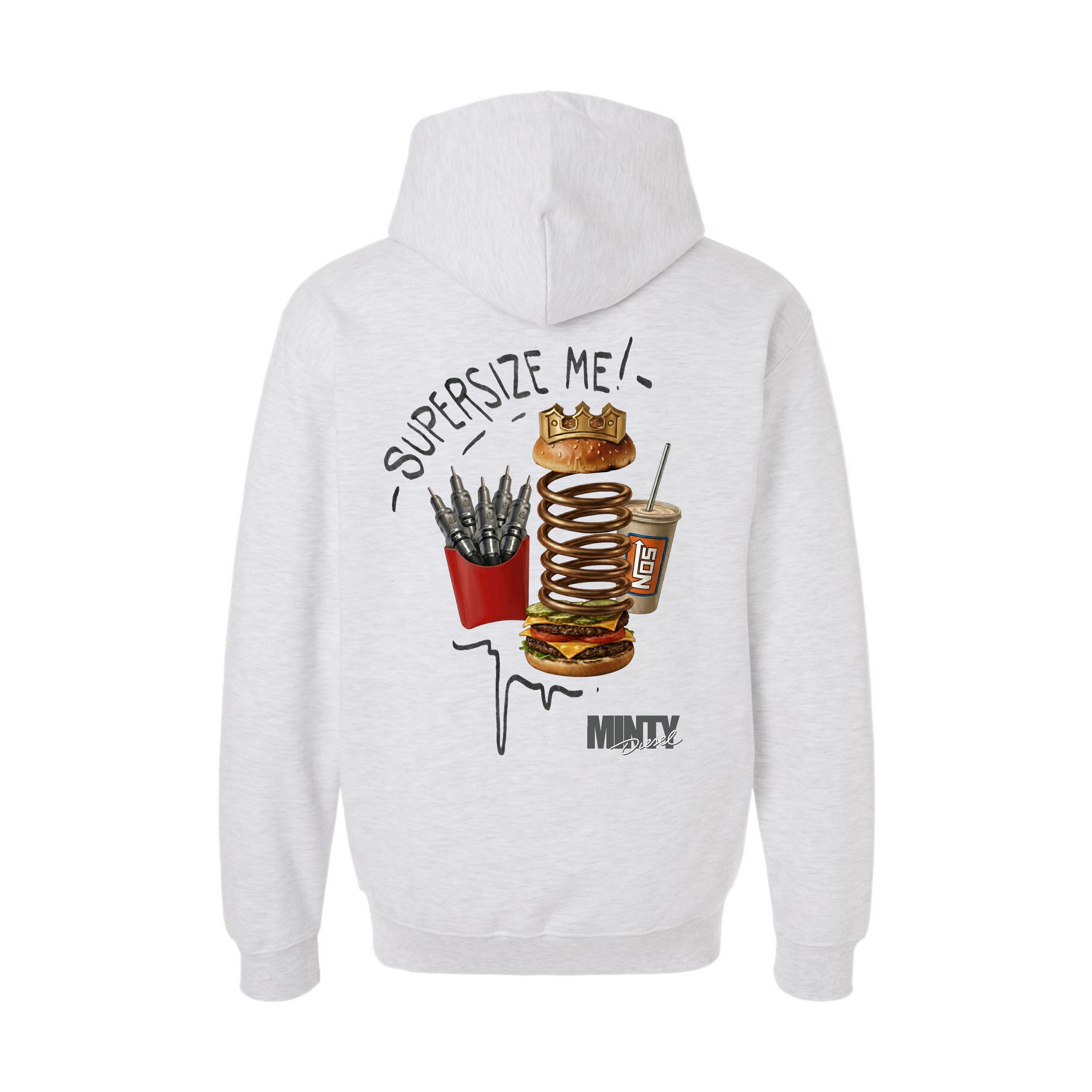 SUPERSIZE ME  [unisex hoodie]