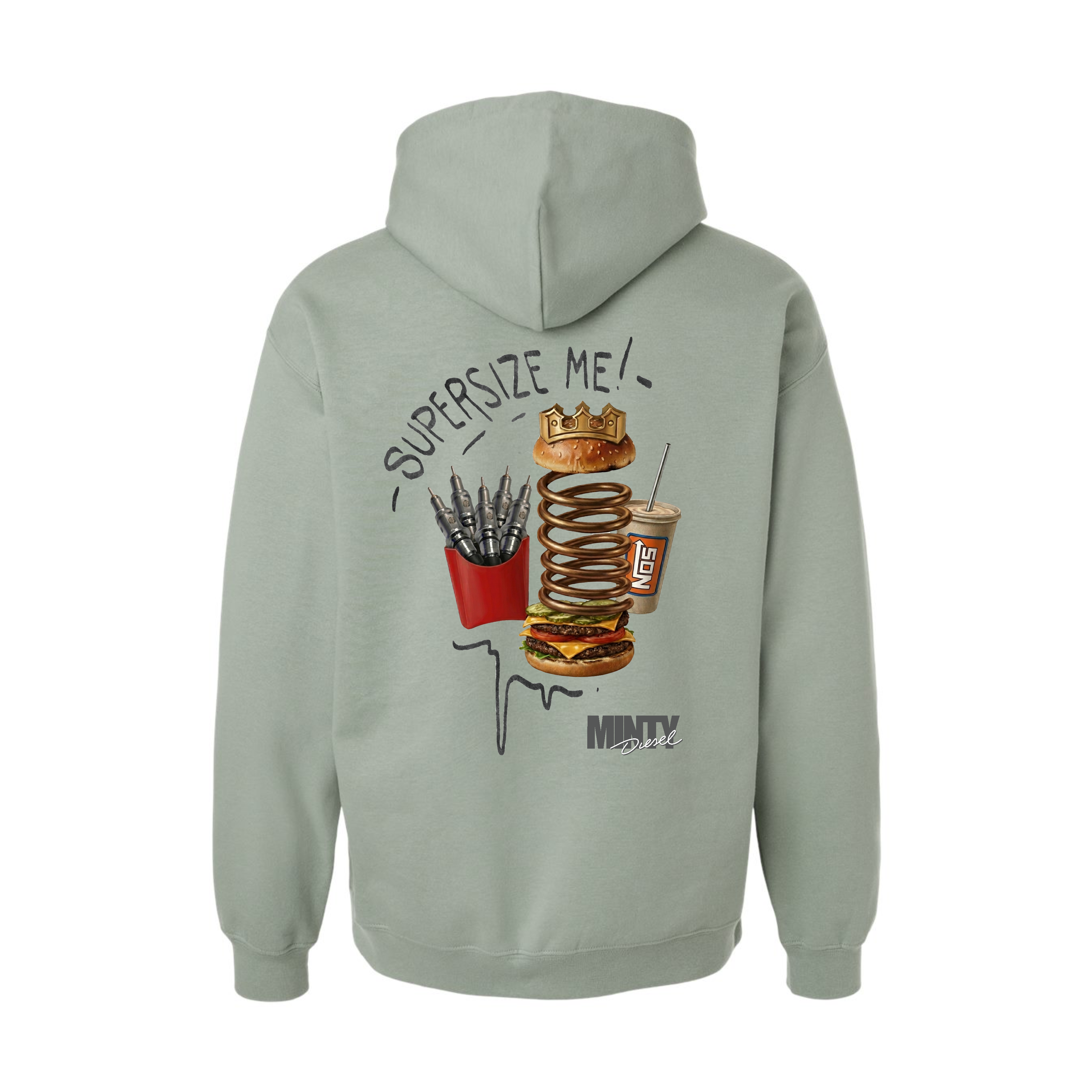 SUPERSIZE ME  [unisex hoodie]