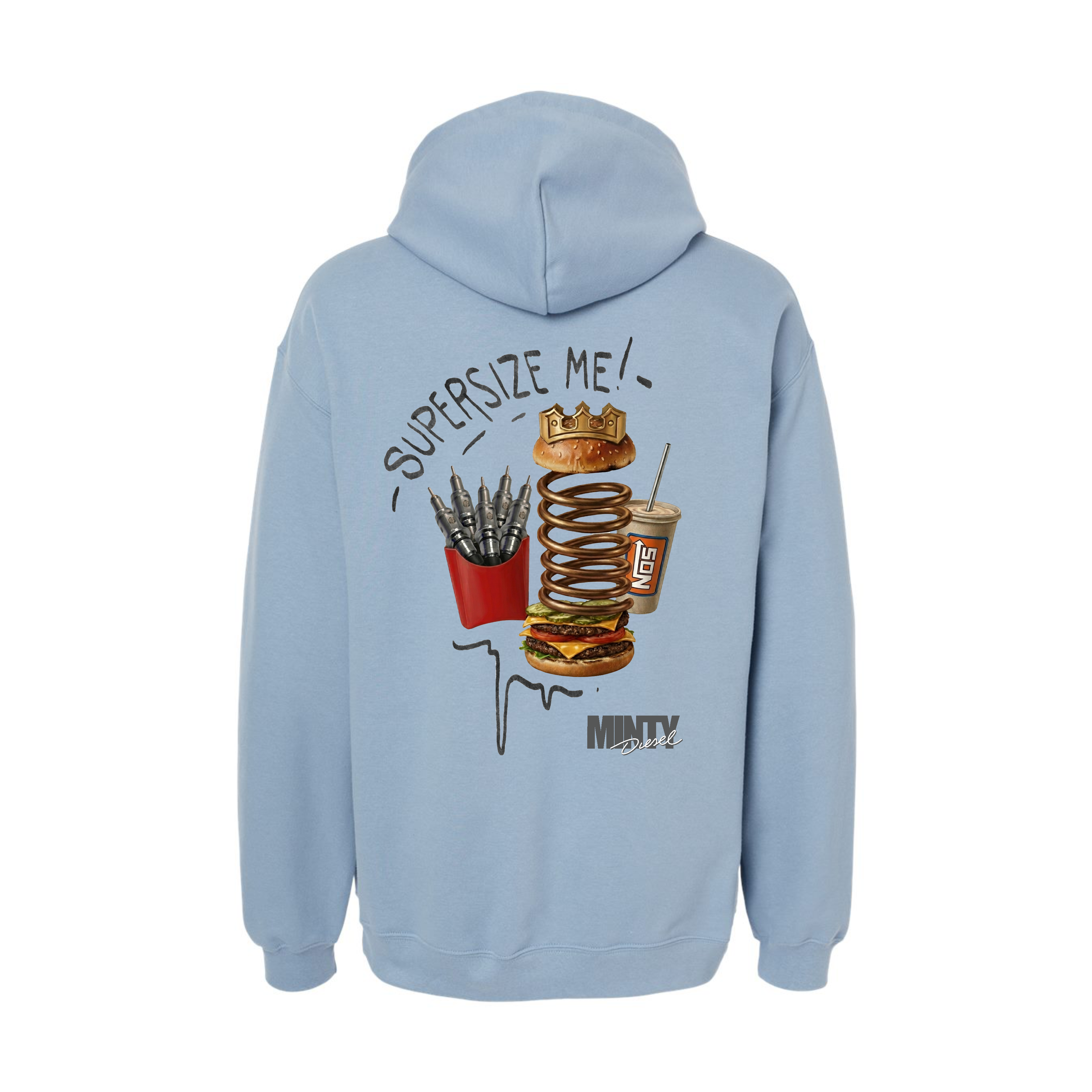SUPERSIZE ME  [unisex hoodie]